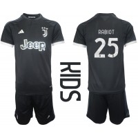 Juventus Adrien Rabiot #25 3rd trikot Kinder 2023-24 Kurzarm (+ Kurze Hosen)